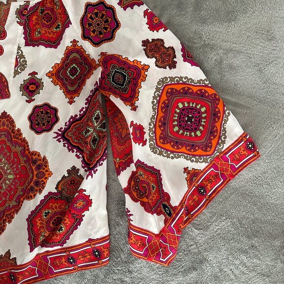 Chico's Multicolor Geometric Blouse - Picture 3 of 8